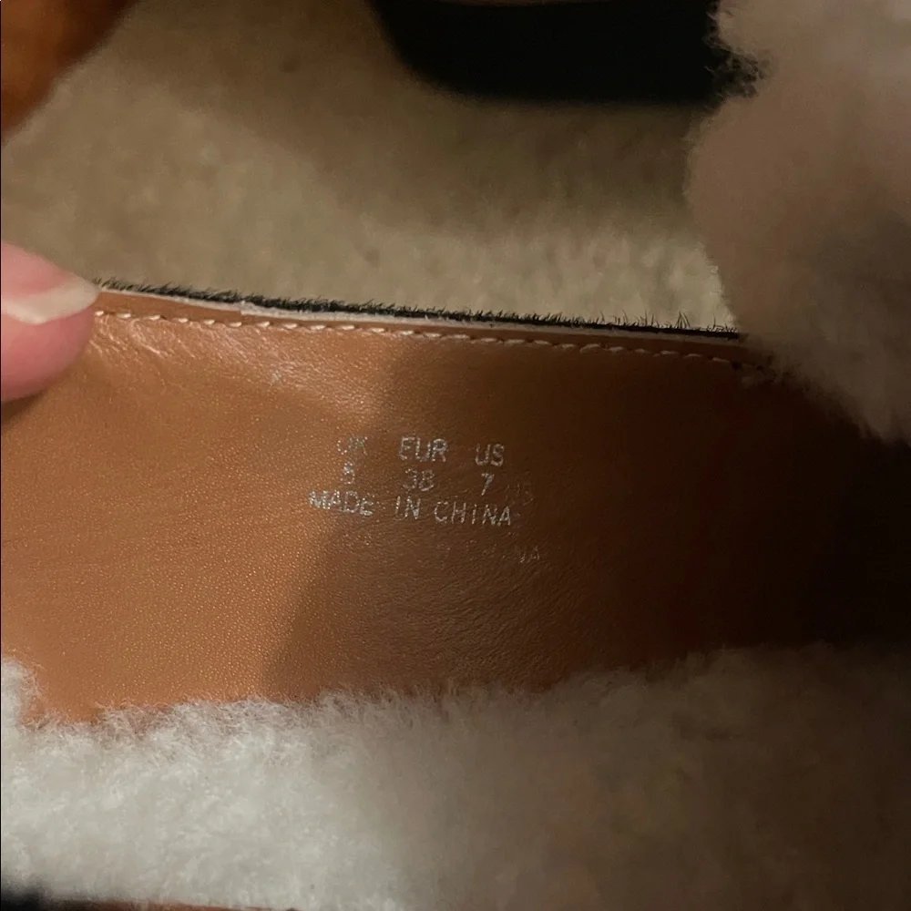 NWOT Australia Luxe Collective Black and Cream Shoes Platform